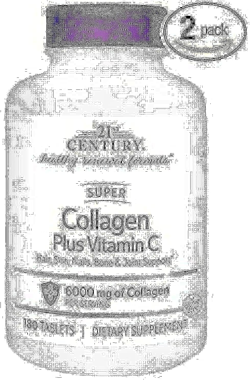 180 ct Pack x 2 of 21st Century Super Collagen Plus C Formula