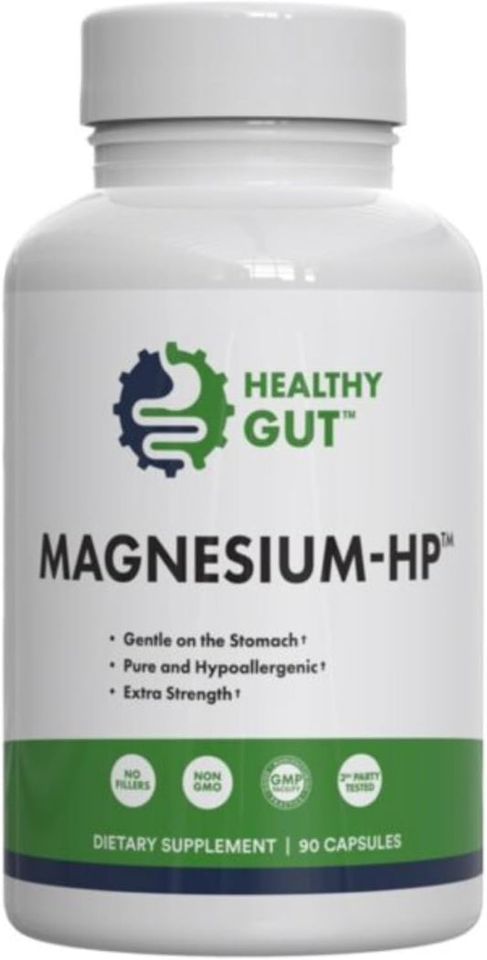 180 mg Magnesium Glycinate Supplement for Gut Health | Pure and Filler-Free | 90 Servings