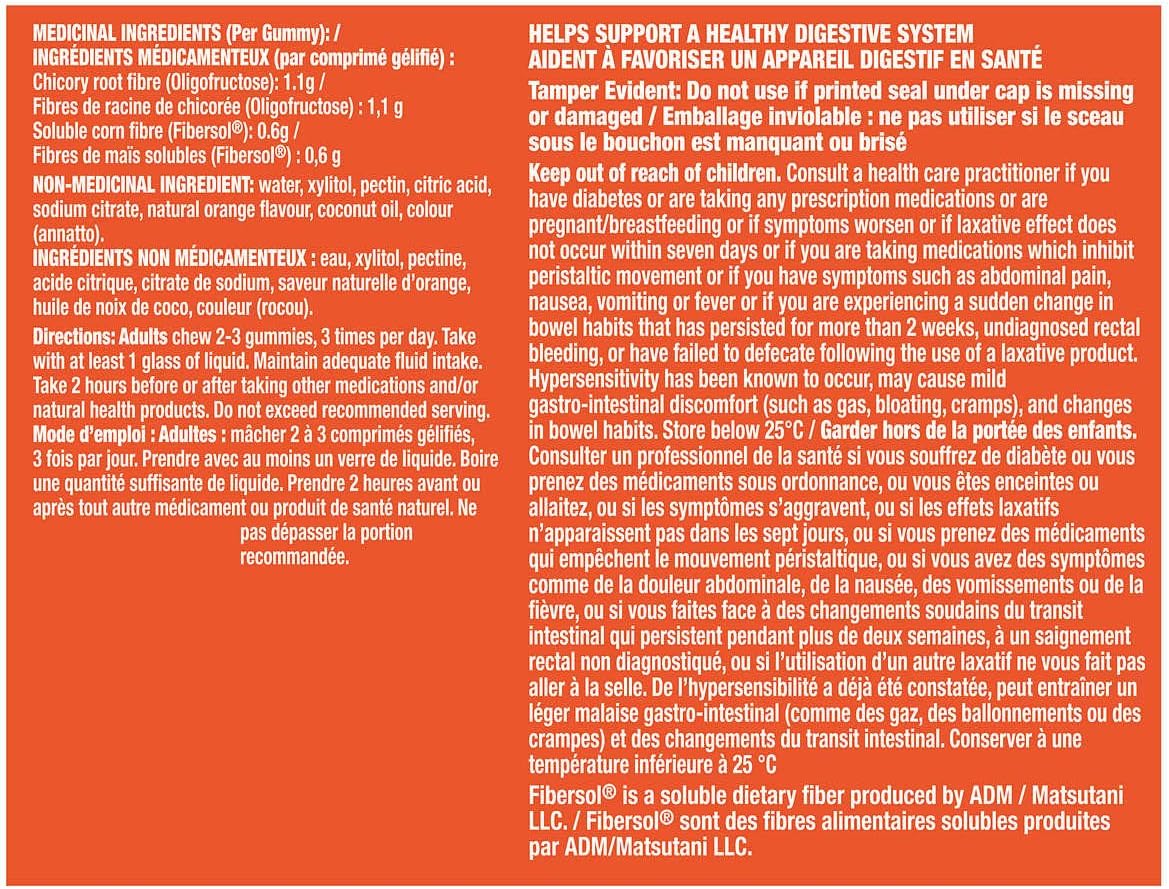 180 Plant-Based Metamucil Fibre Gummies for Gentle Relief of Irregularity with No Added Sugar