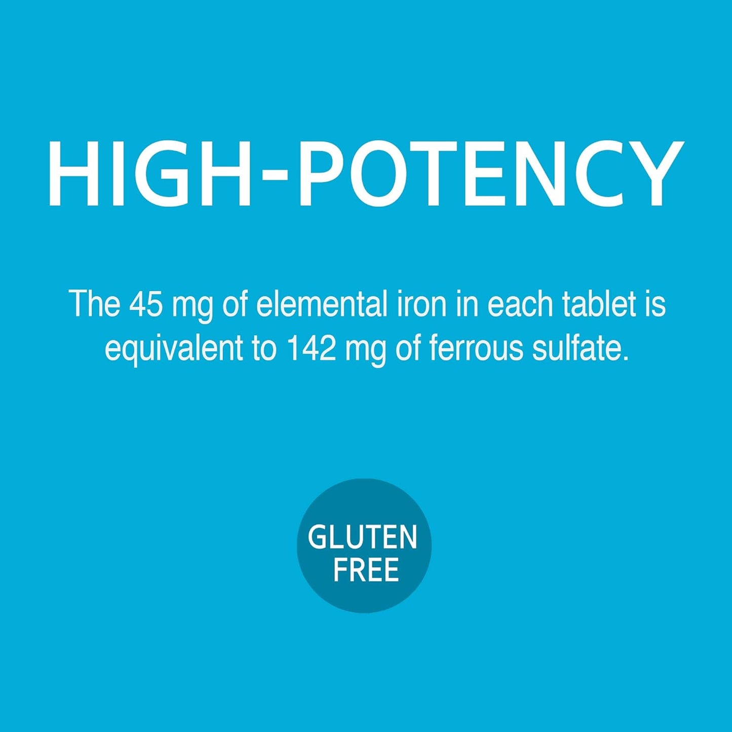 180 Slow Release Iron Tablets for 60-Day Supply, 21st Century Formula (Pack of 3)