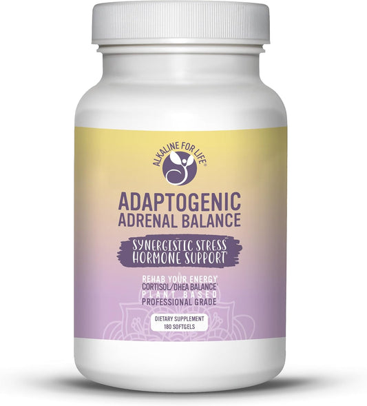 180 Softgels Alkaline for Life Adaptogenic Supplement for Adrenal Balance
