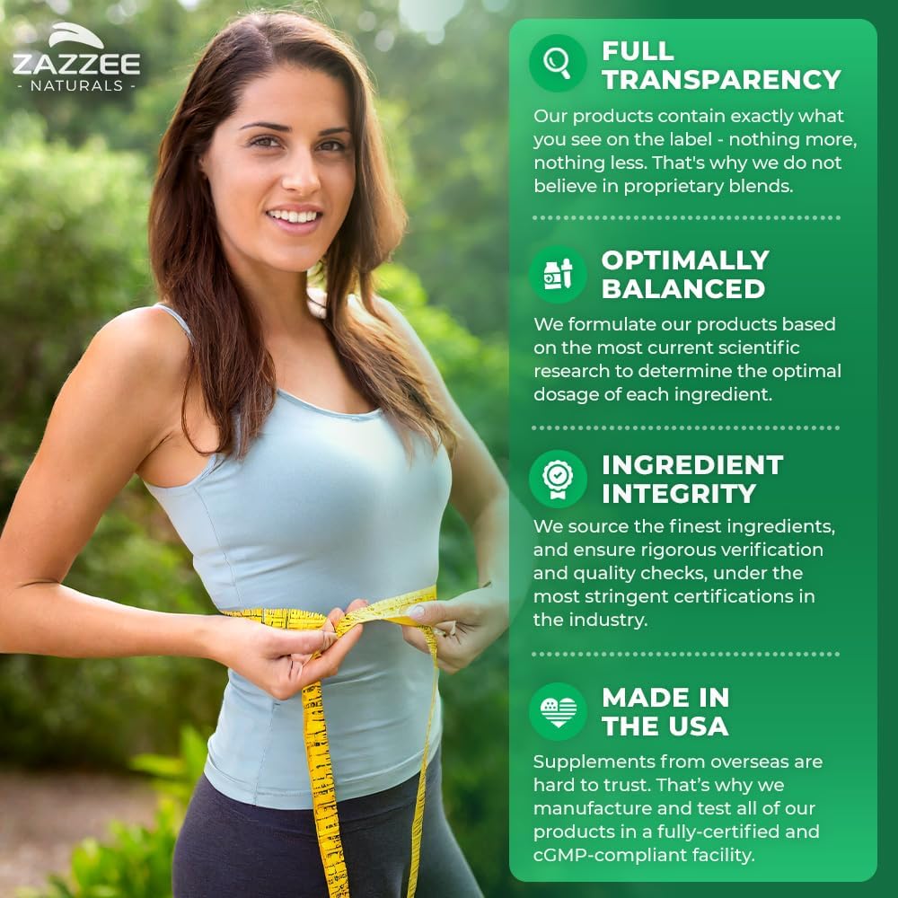 180 Softgels of Zazzee High Potency CLA 3600 - 3600 mg per Serving - Conjugated Linoleic Acid from Safflower Oil - Non-GMO - Made in USA - 60 Day Supply