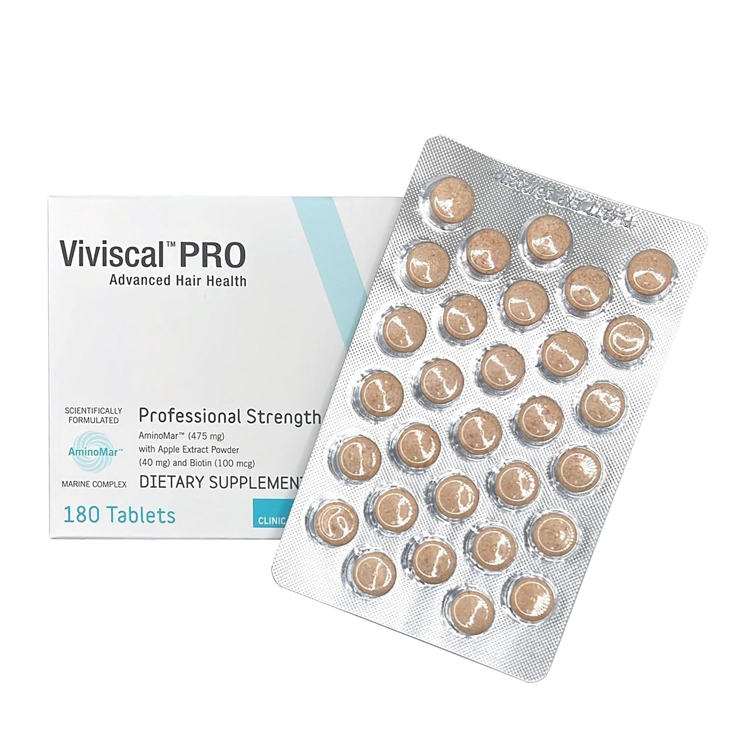 180 Tablets Advanced Hair Growth Support Supplement - Natural Hair Growth Formula for Men & Women