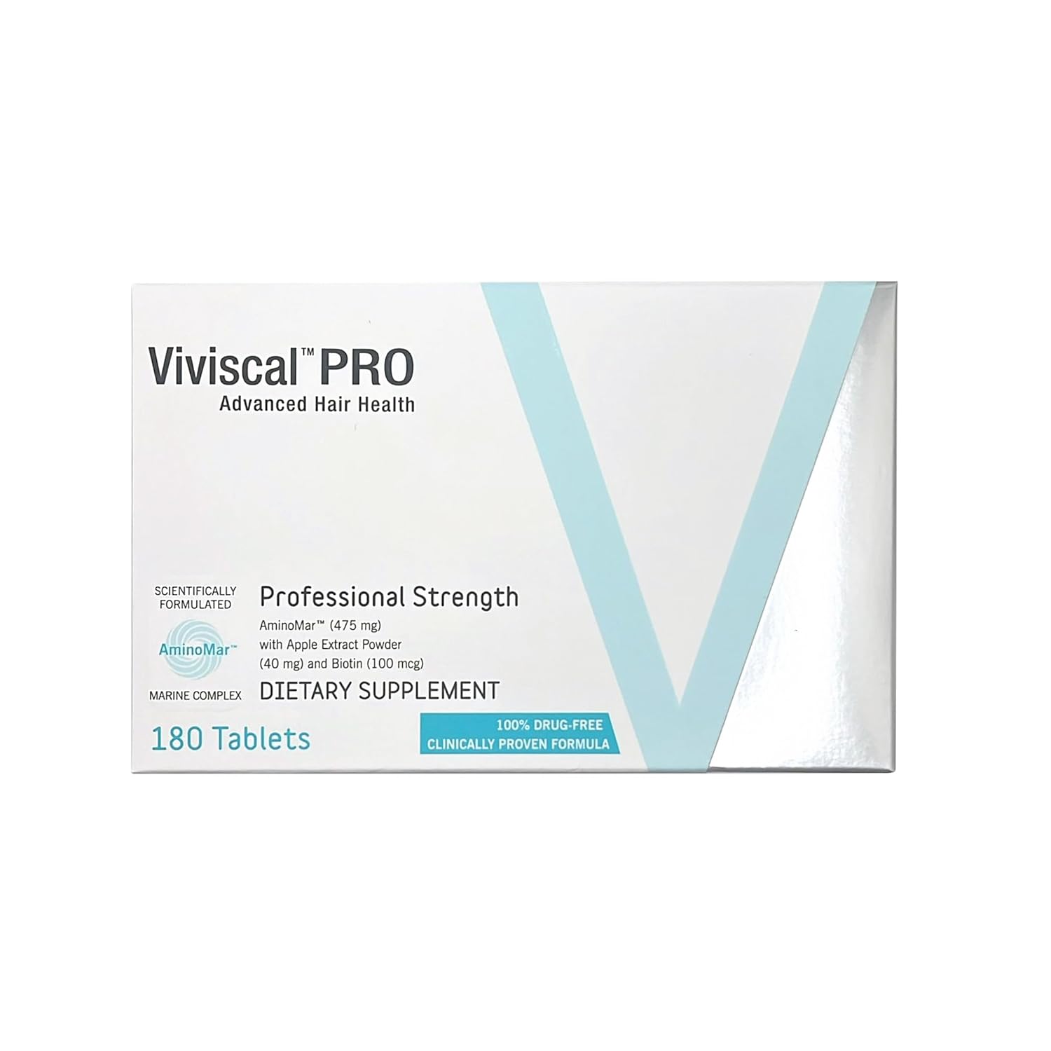 180 Tablets Advanced Hair Growth Support Supplement - Natural Hair Growth Formula for Men & Women