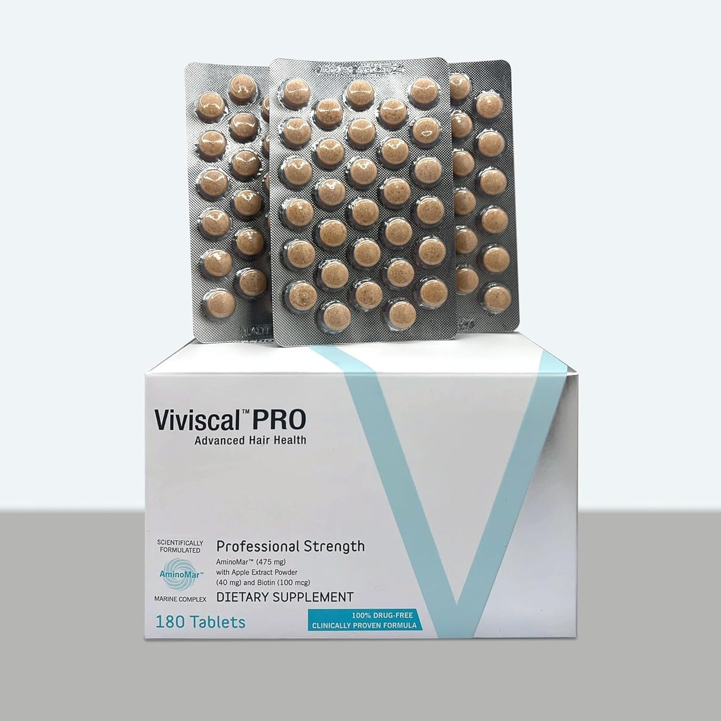 180 Tablets Advanced Hair Growth Support Supplement - Natural Hair Growth Formula for Men & Women