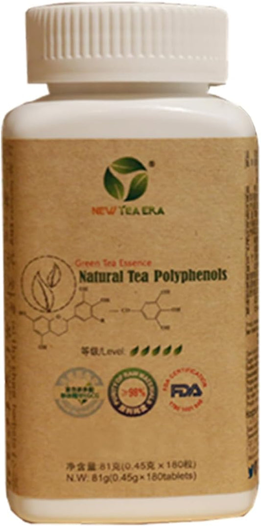 180 Tablets of New Tea Era Green Tea Extract with 98% Tea Polyphenols for Antioxidant and Immune Support