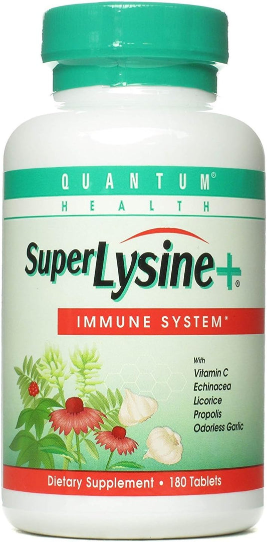 180 Tablets of Quantum Super Lysine Plus Amino Acid Tablets - Pack of 3 Cases