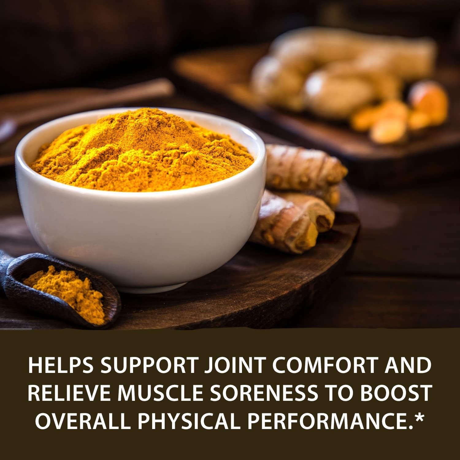 1800mg Turmeric Curcumin with 95% Curcuminoids, Enhanced Absorption with Black Pepper, Vegan Joint & Muscle Support, Non-GMO - 90 Capsules