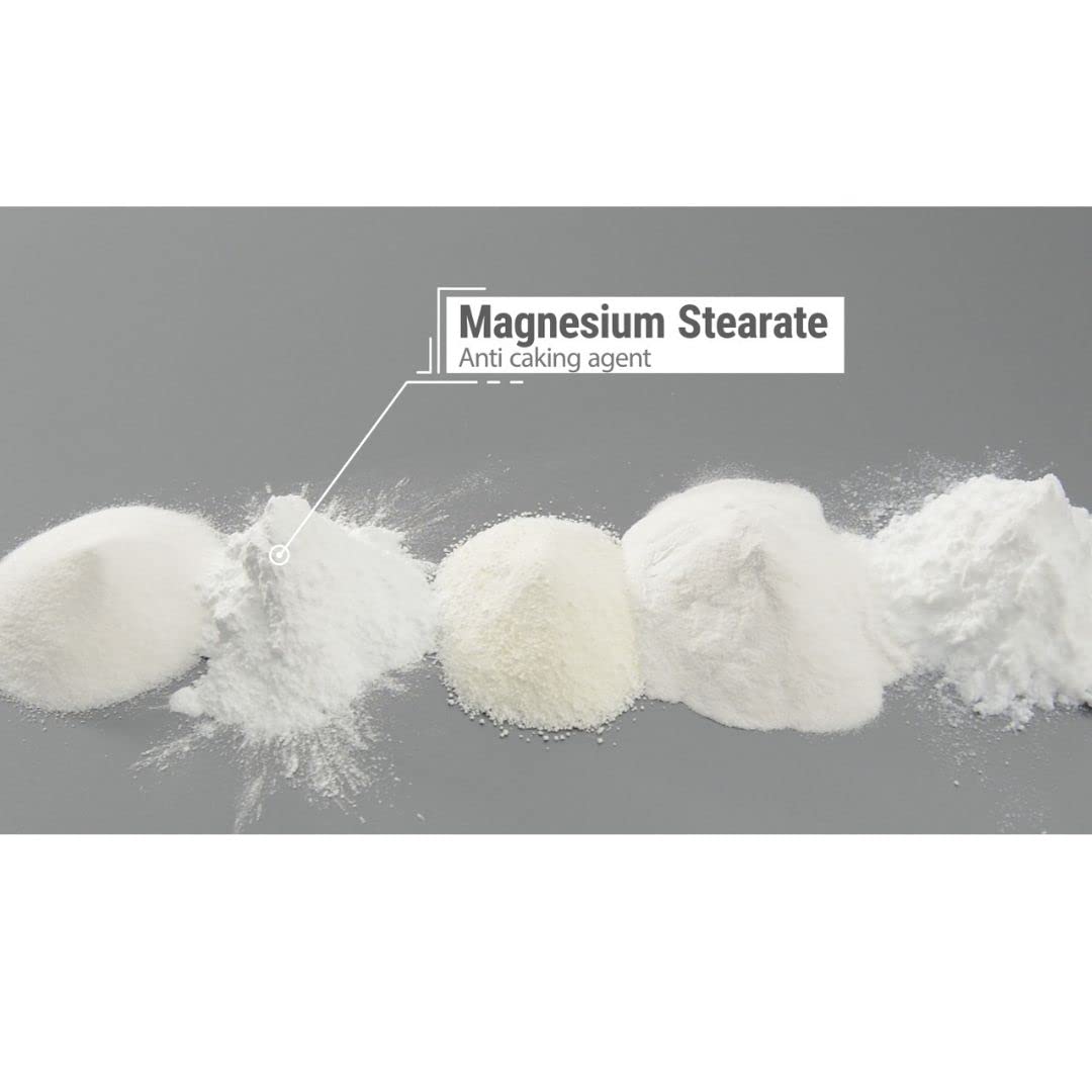 1kg Magnesium Stearate Powder for Tablet Press Machine - Dry Lubricant for Anti-Sticking & Flowing - Halal, Kosher, Vegan - 2.2 lb