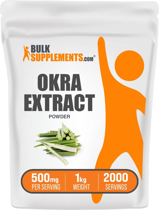 1kg Okra Extract Powder for Digestion & Bowel Movement Support