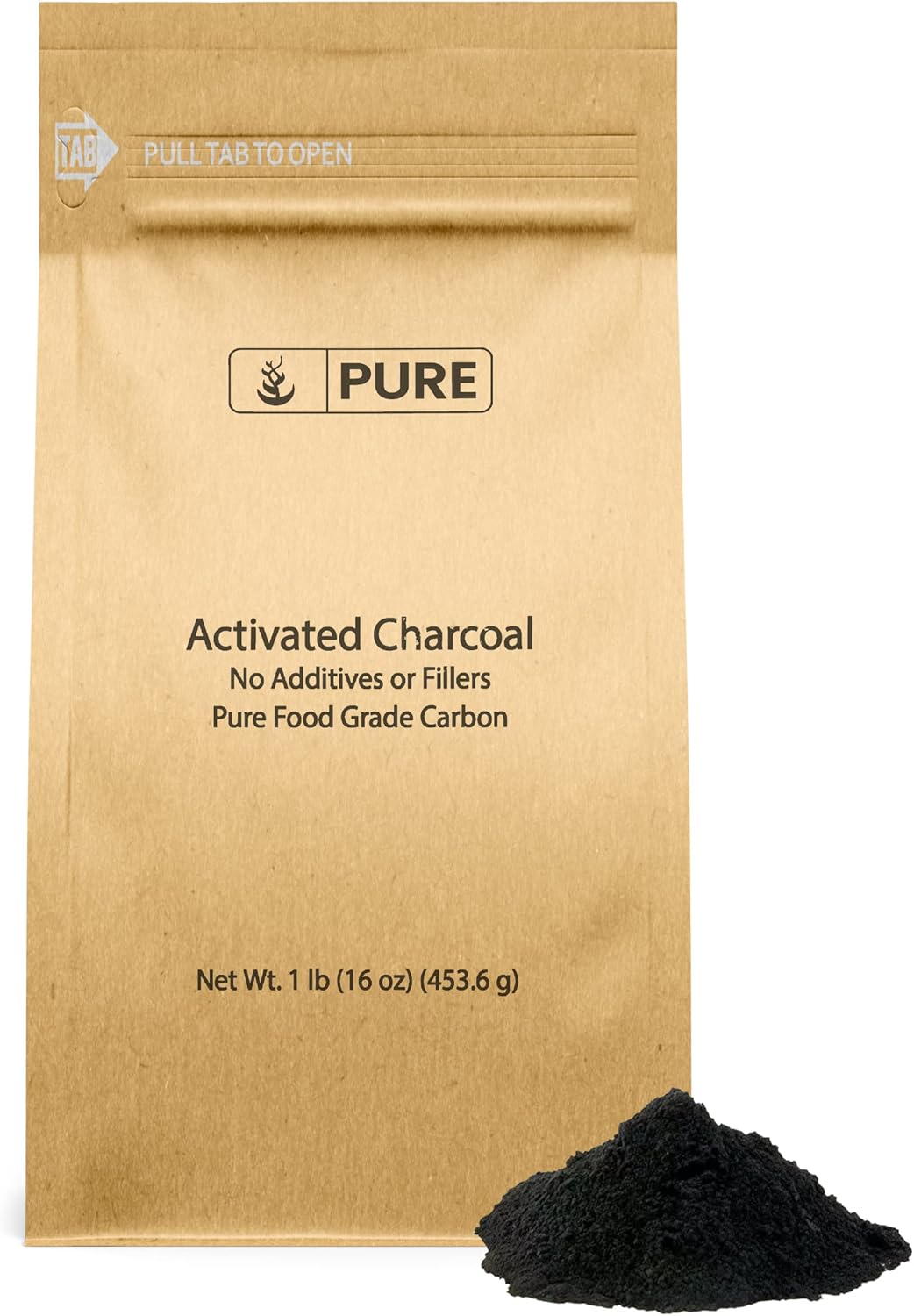 1lb Activated Charcoal Powder - Pure Original Ingredients, Activated Carbon, Vegan, Non-GMO