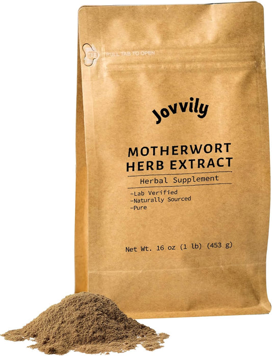 1lb Jovvily Motherwort Herb Extract - Rich in Flavonoids - Non-GMO - Throw-Wort Supplement