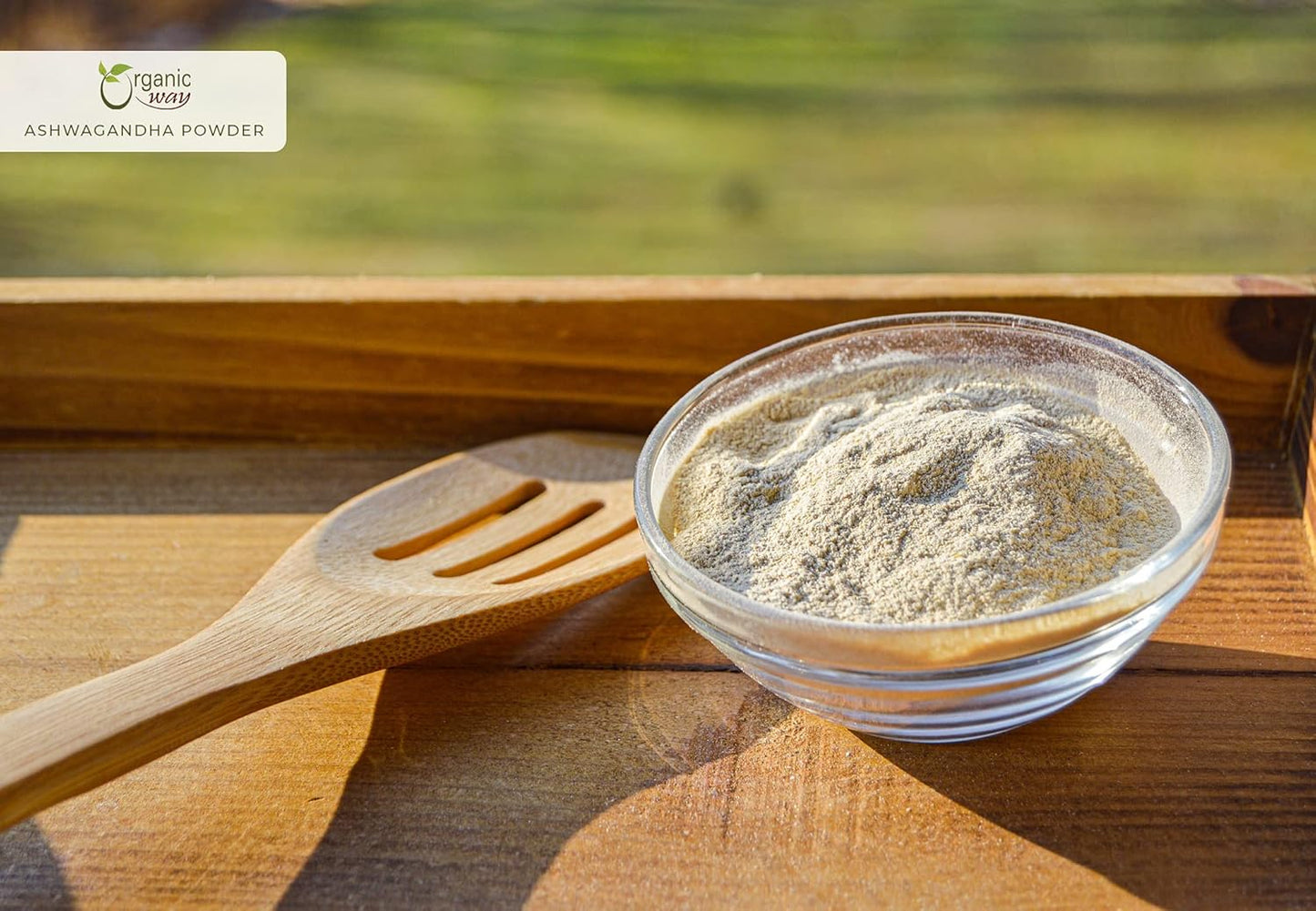 1Lb Premium Organic Ashwagandha Root Powder from India - Vegan, Non-GMO, Gluten-Free, USDA Certified & Kosher