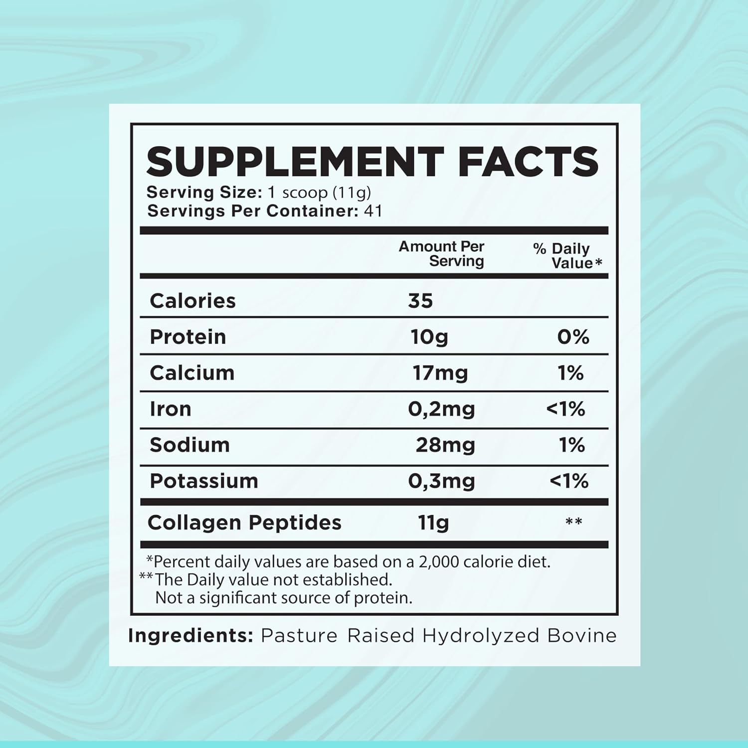 1lb Somall Collagen Powder, Unflavored Hydrolyzed Protein Peptides for Healthy Hair, Skin, Joints, and Nails - Grass-Fed, Non-GMO, Gluten-Free, Kosher Pareve - Men and Women, Types I & III, Easy to Mix