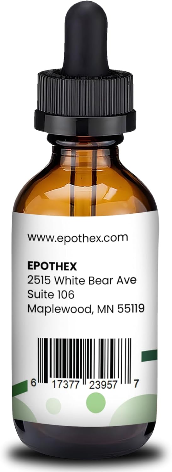 2 fl oz EPOTHEX Progesterone Vitamin E Oil with Bioidentical Progesterone Powder USP, D-Alpha Tocopherol Natural Vitamin E Oil, Made in USA - Topical & Cosmetic Use