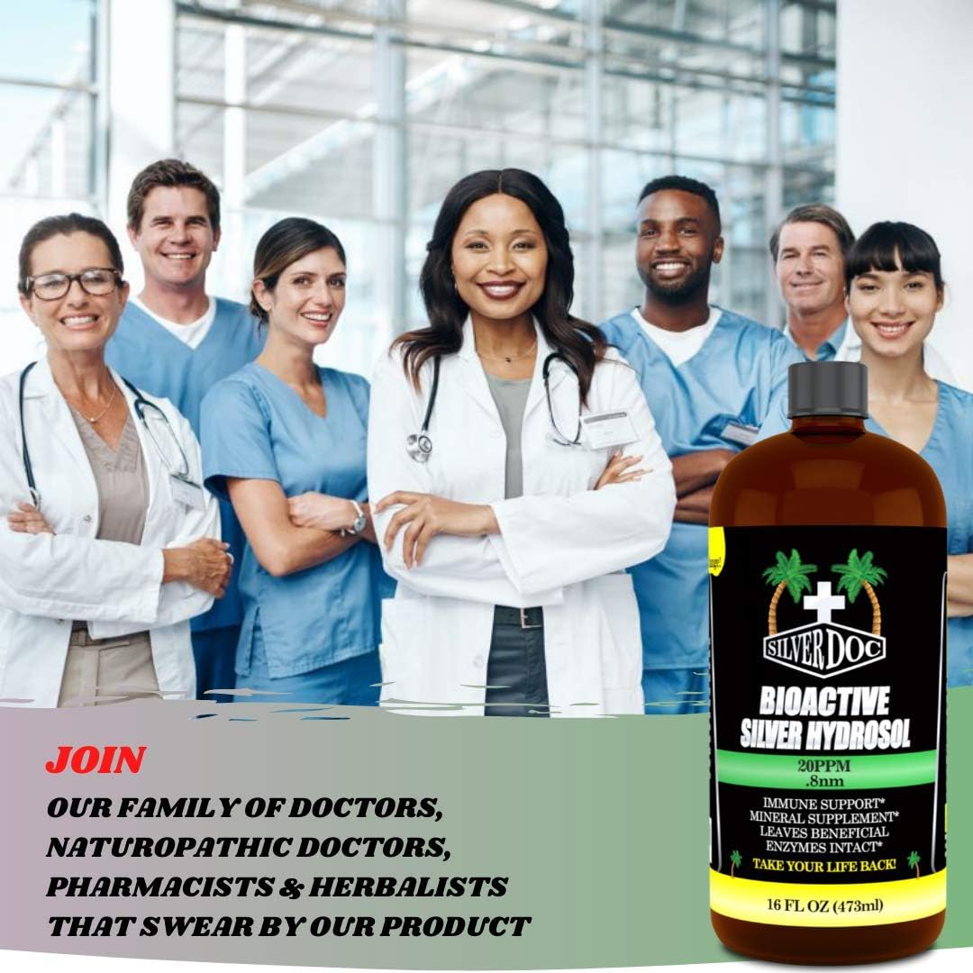 2 for 1 Sale: Silver Doc Silver Hydrosol Spray - Natural Immune Support - Better Than Colloidal - Research Labs