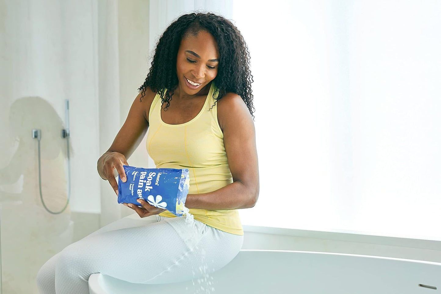 2 lb Bag of ASUTRA Magnesium Chloride Bath Flakes - Perfect for Relaxing Foot and Body Soaks, Fast Absorbing Epsom Salt Alternative