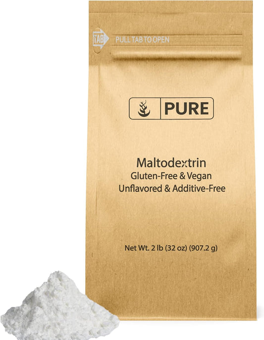 2 lb Unflavored Maltodextrin Powder - Pure Binder & Thickener with Original Ingredients - No Additives - Bulk Size