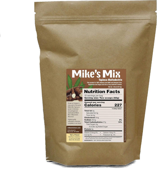 2 lbs of Mike's Mix Tapioca Maltodextrin - Gluten-Free, Vegan-Friendly Supplement