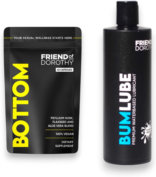 2-Month Supply of Bottom and Lube Bundle - Natural Supplements for Enhanced Experience