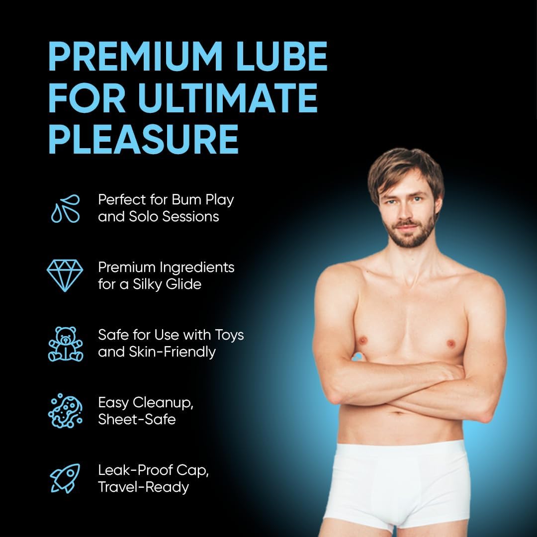 2-Month Supply of Bottom and Lube Bundle - Natural Supplements for Enhanced Experience