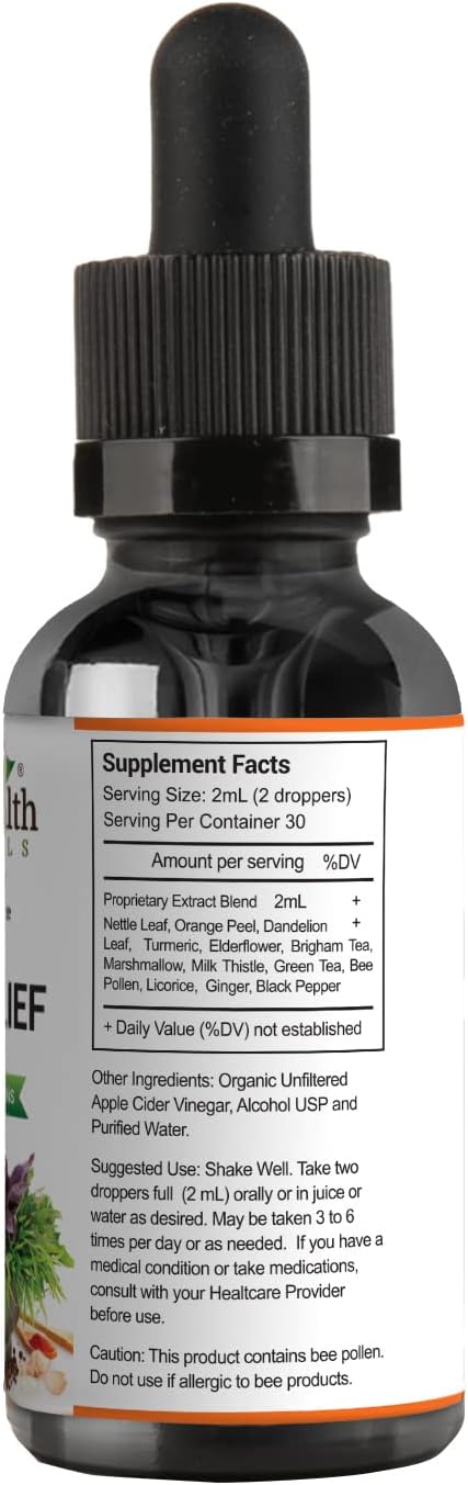 2 oz. Allergy Relief Herbal Extract - Boosts Immune System for Allergy Defense