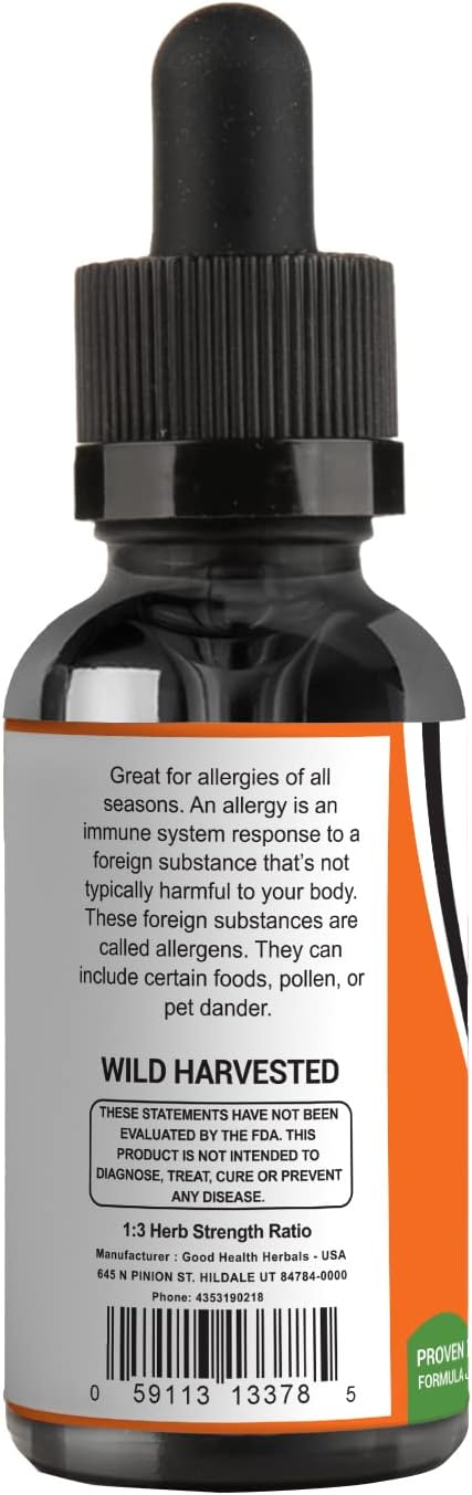 2 oz. Allergy Relief Herbal Extract - Boosts Immune System for Allergy Defense