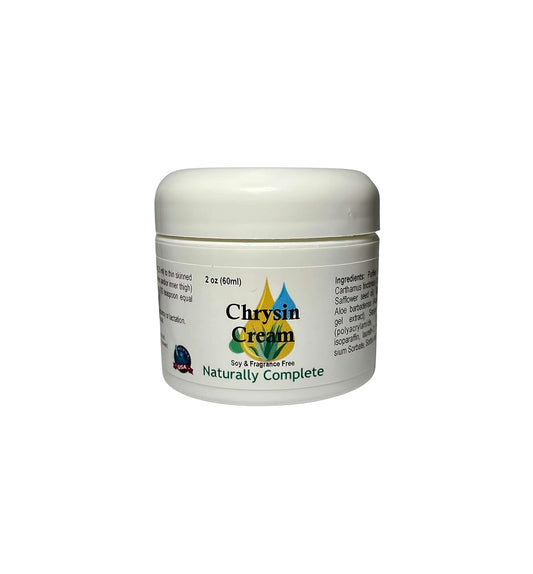 2 oz. Jar of Natural Chrysin Cream for Men and Women