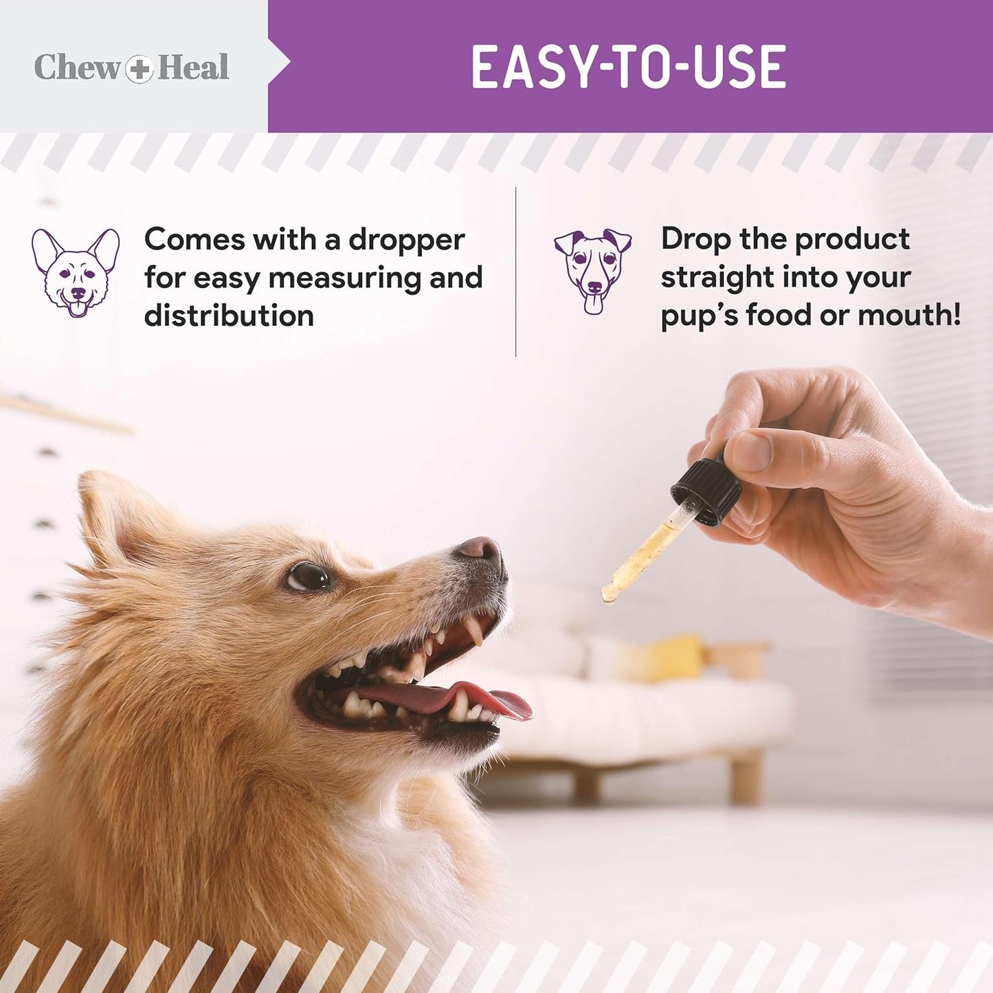 2 oz Liquid Milk Thistle Supplement with Wild Alaskan Salmon Oil for Dogs Liver and Kidney Support by Chew + Heal Labs - Made in USA