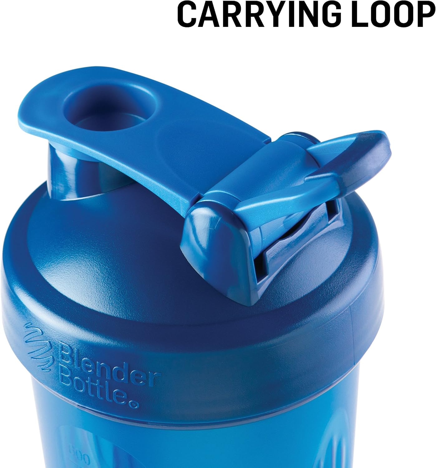 2 Pack 28-Ounce BlenderBottle Classic Shaker Bottles in Moss/Navy for Protein Shakes and Pre Workout