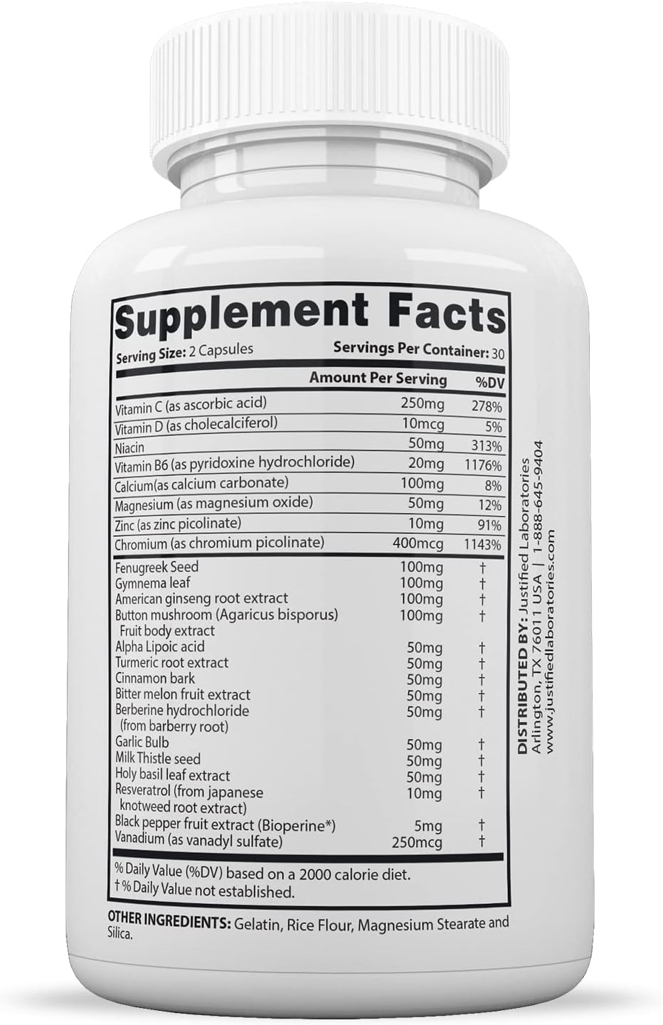 2 Pack Blood Balance Max 1295MG Formula Supplement Pills - 120 Capsules by Justified Laboratories