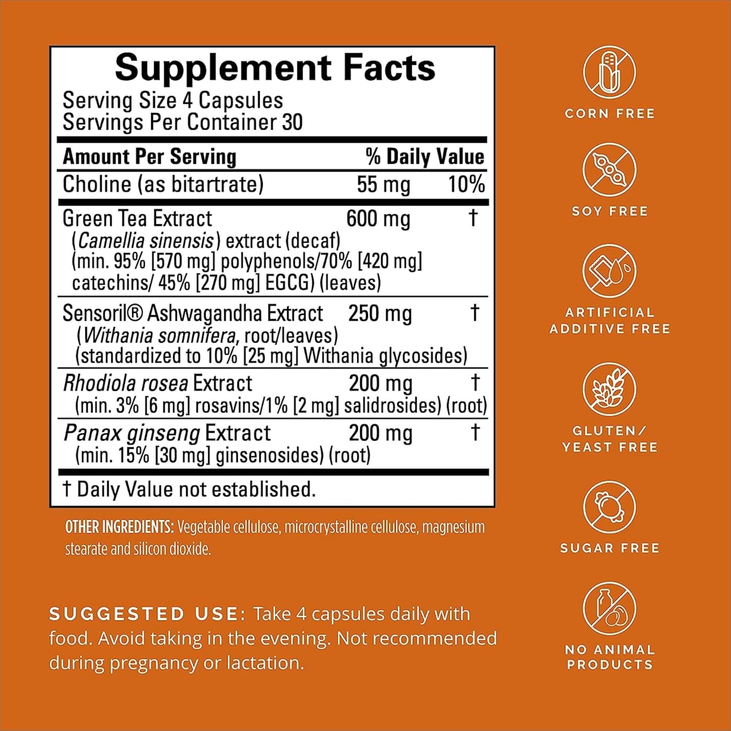 2-Pack BRAINMD Dr Amen Focus & Energy Supplement - 120 Capsules - Supports Concentration & Attention - Caffeine & Gluten Free - 60 Servings