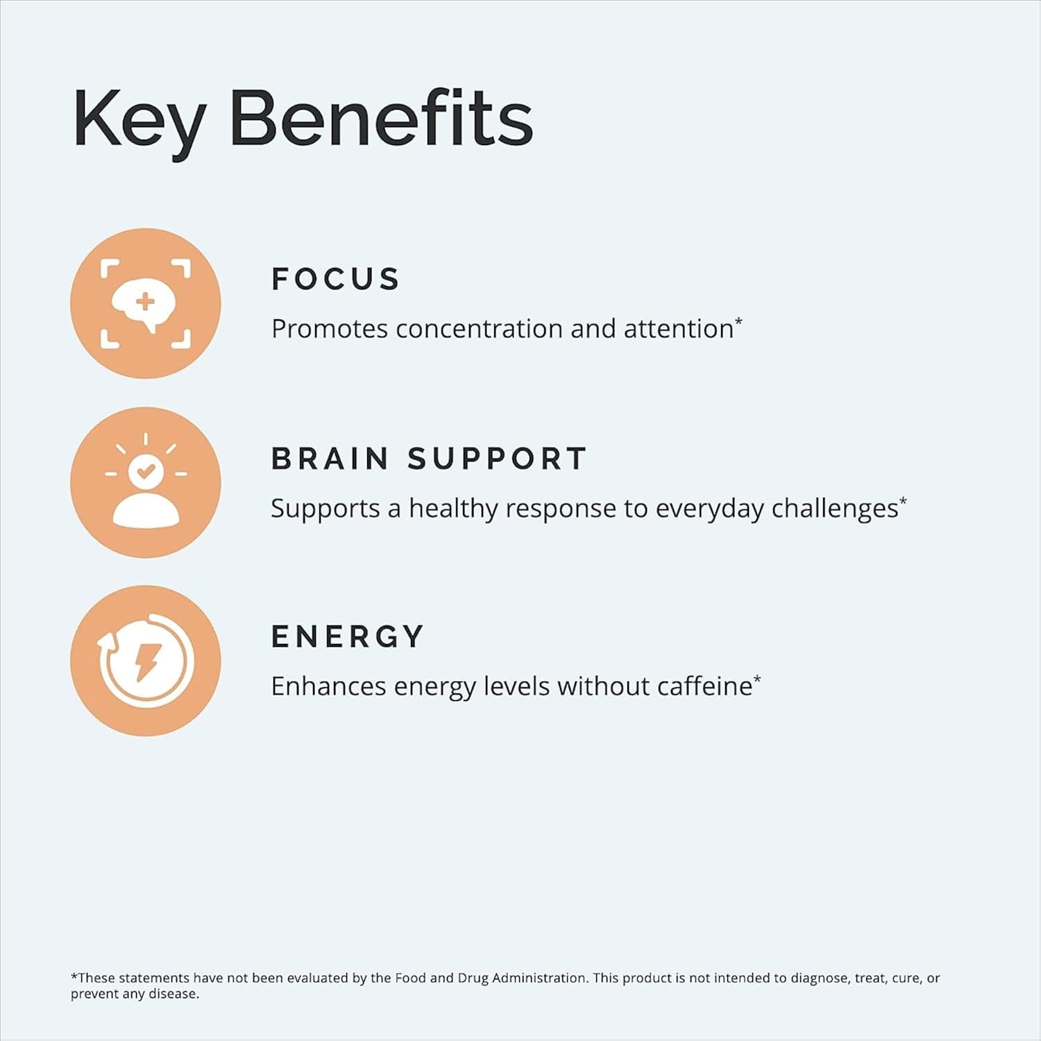 2-Pack BRAINMD Dr Amen Focus & Energy Supplement - 120 Capsules - Supports Concentration & Attention - Caffeine & Gluten Free - 60 Servings