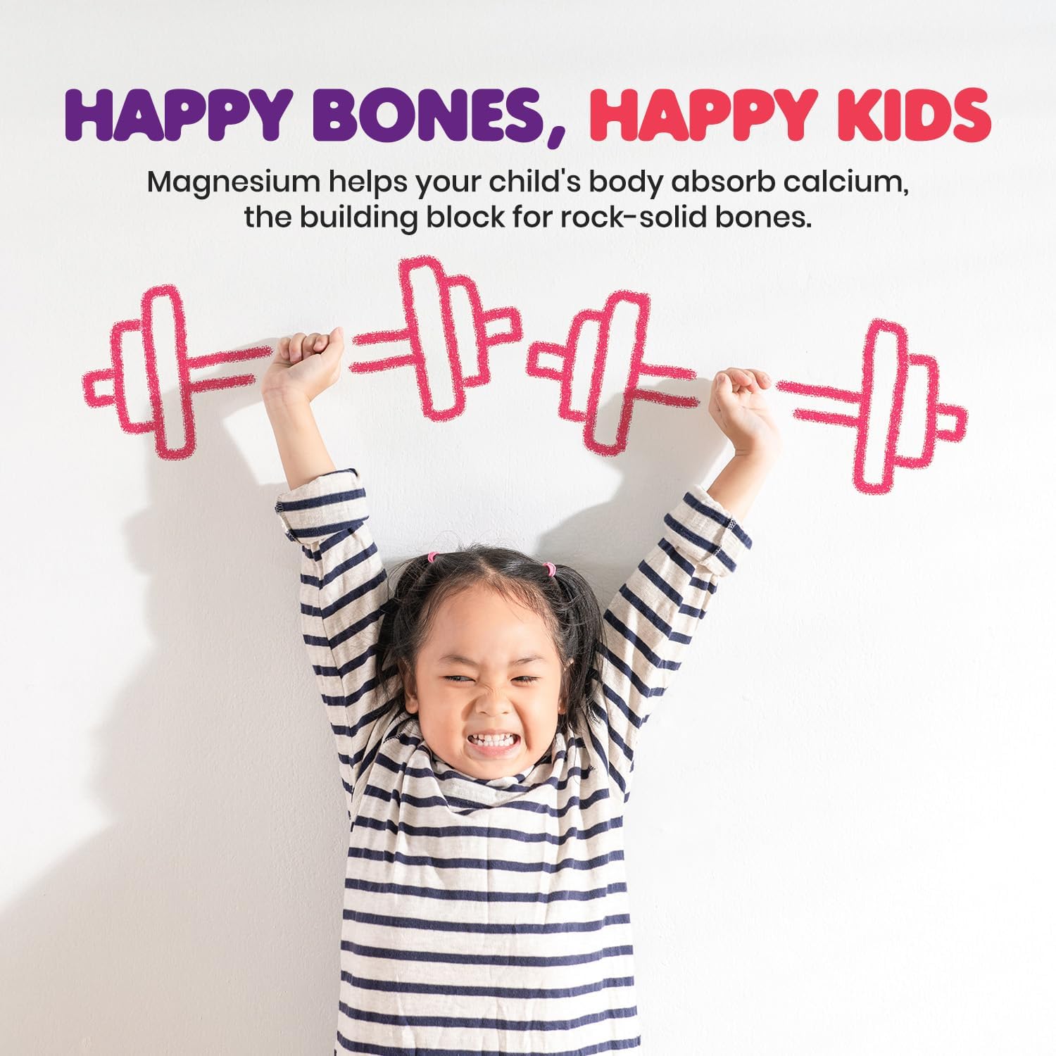 2-Pack Dr. Moritz Sugar-Free Calm Magnesium Gummies - Raspberry Flavor - Non-GMO Citrate Gummies for Kids & Adults (60 Count)