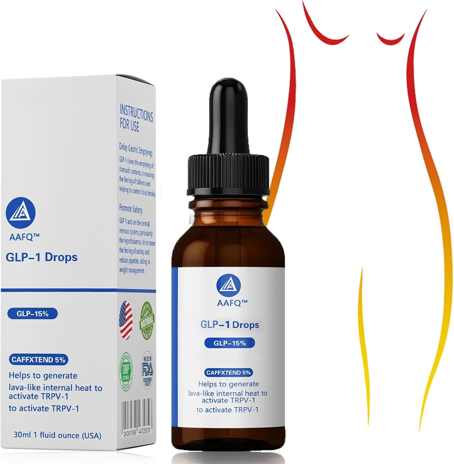2 Pack Fast-Acting Glp-1 Supplement Drops, Easy to Use, Appetite & Weight Control (2 Fl Oz)