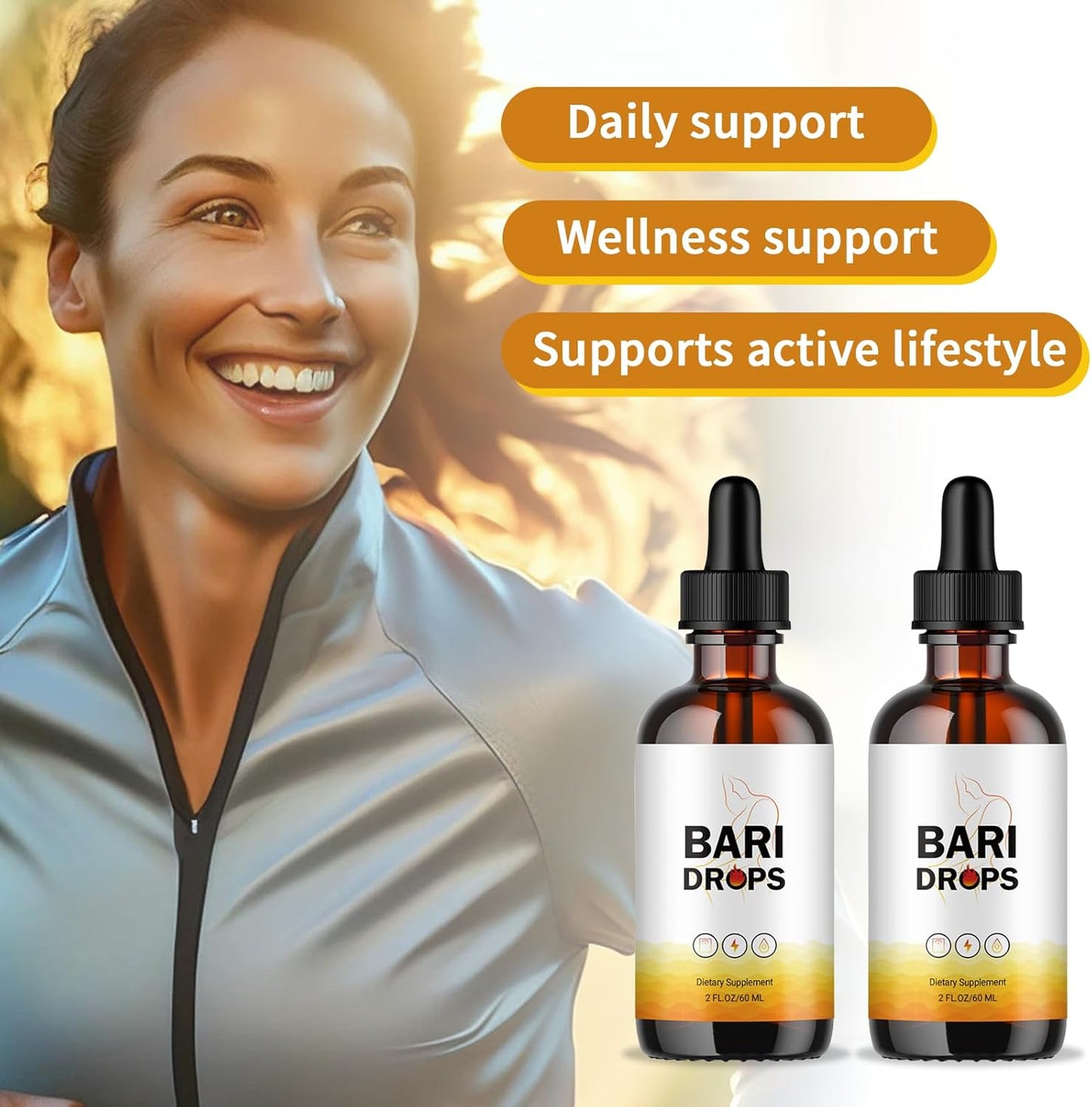 2-Pack GLP-1 Supplement Drops for Bariatric Support - Liquid Extract Formula
