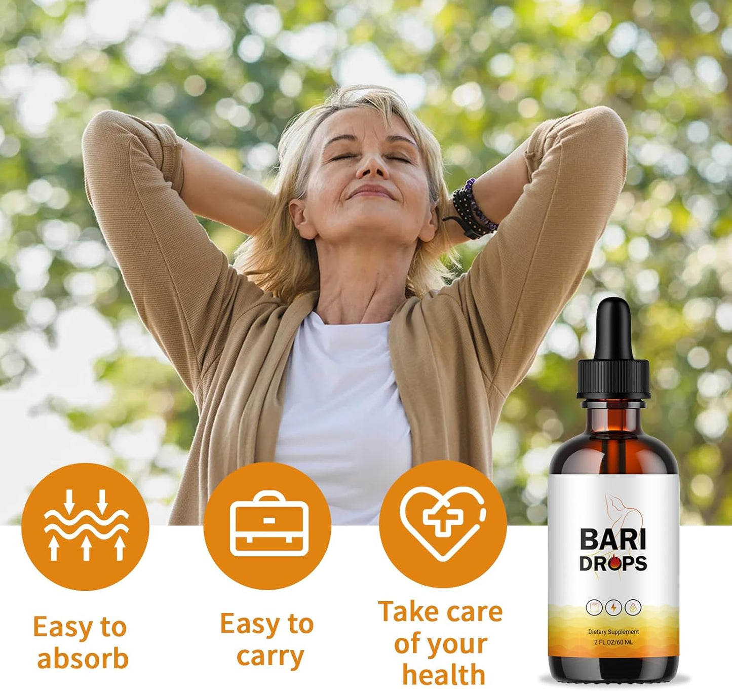 2-Pack GLP-1 Supplement Drops for Bariatric Support - Liquid Extract Formula