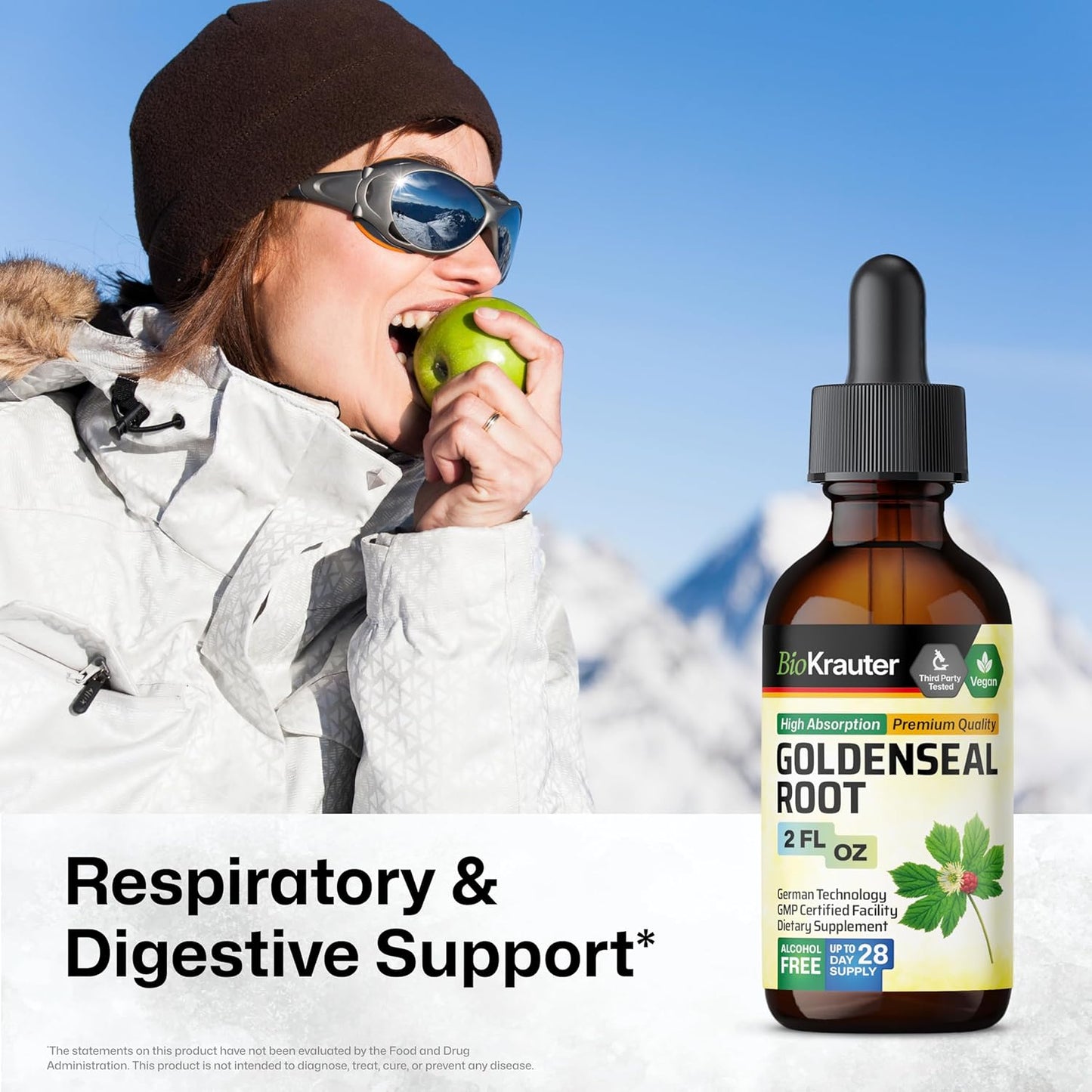 2-Pack Goldenseal and Calendula Tinctures - 2 Fl. Oz. Each