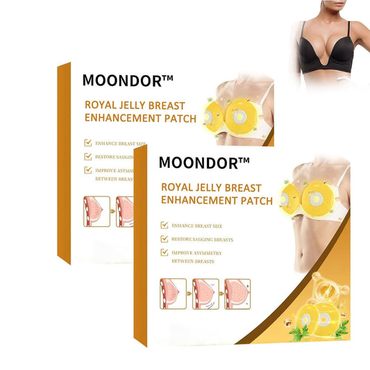 2-Pack MOONDOR Royal Jelly Breast Enhancement Patches - Natural, Breathable, Firming & Nourishing for Women