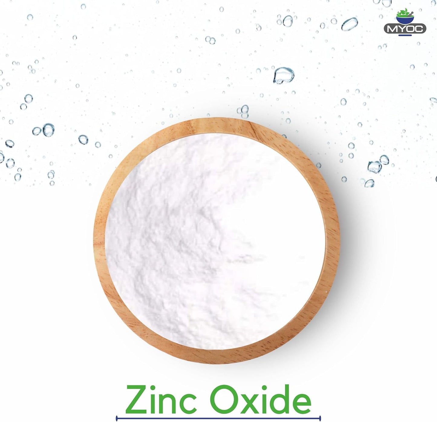 2-Pack MYOC White Zinc Oxide Powder - 60g (2.11 oz each)