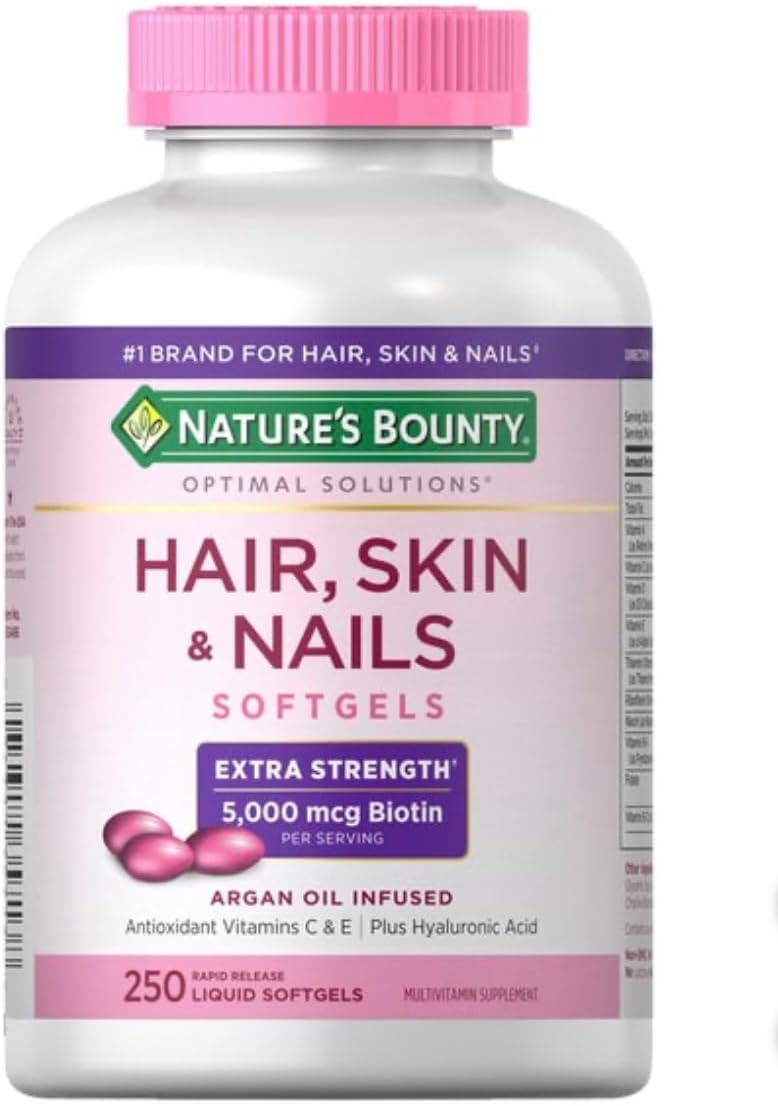 2-Pack Nature's Bounty Hair, Skin and Nails Softgels - 250 Count