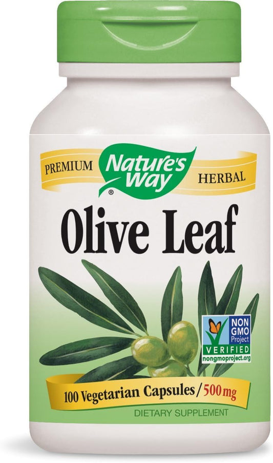 2-Pack Nature's Way Olive Leaf 100 Capsules - Immune Support Supplement