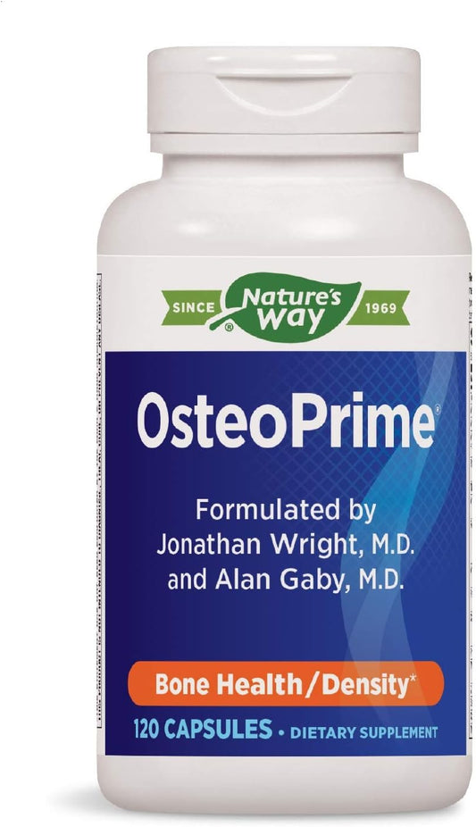 2 Pack Nature's Way OsteoPrime 120 Veg Capsules - Bone Health Support Supplement