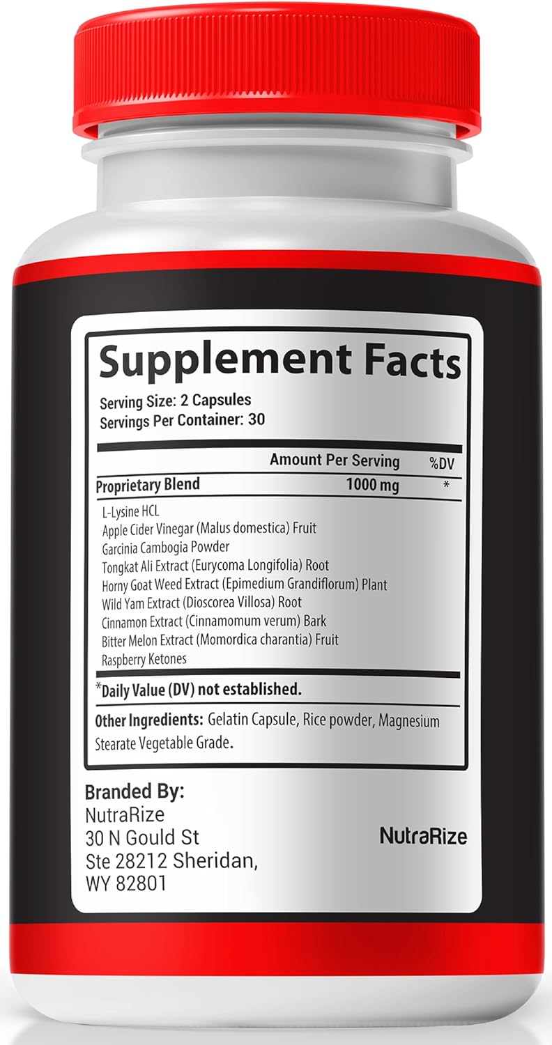 2 Pack NutraRize ErecBoost Pills - Official Original Capsules for Energy & Overall Health - 120 Capsules