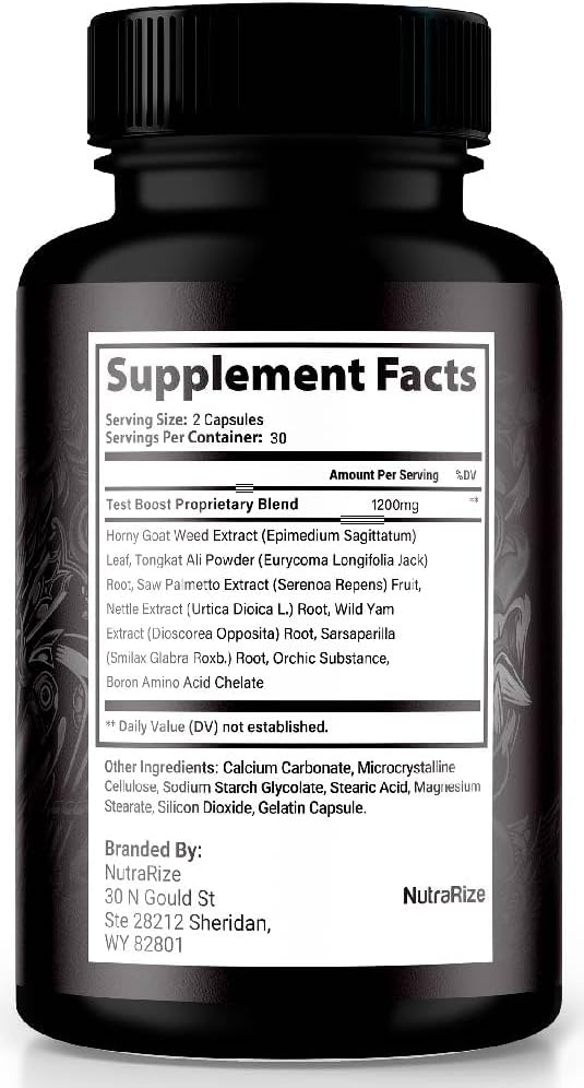 2 Pack NutraRize Keskara Pills for Men - Premium Male Supplement for Muscle Growth & Health - Official Reviews (120 Capsules)