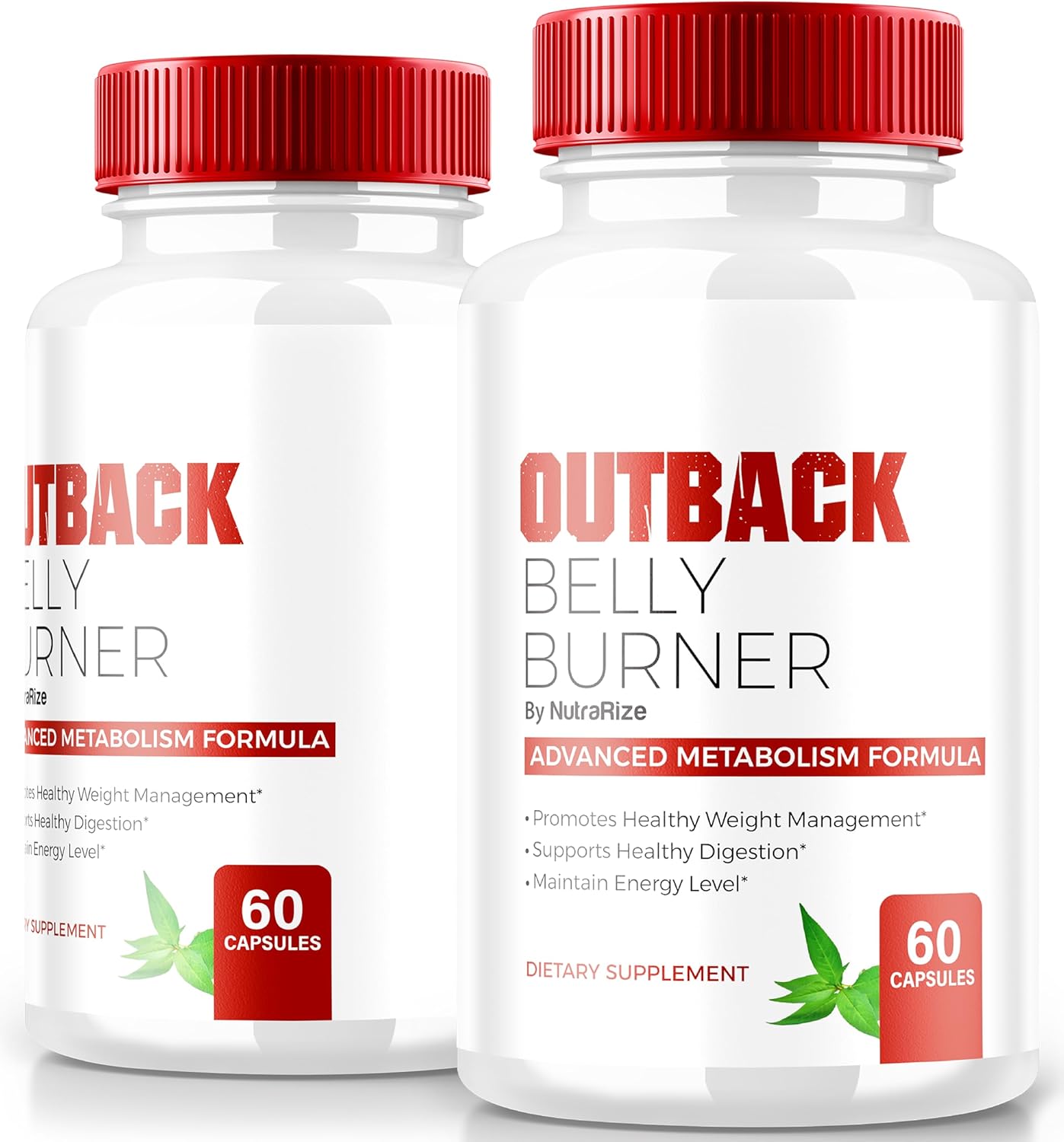 2 Pack NutraRize Outback Belly Burner Keto Capsules - All Natural Supplement for Fitness Goals - Official Reviews (120 Capsules)