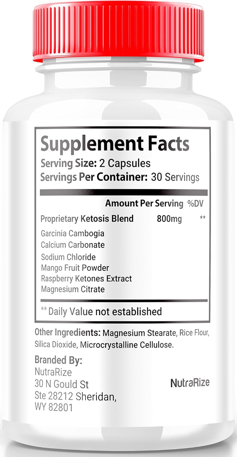 2 Pack NutraRize Raspberry Ketone Capsules - Official Weight Loss Supplement with 1200MG All-Natural Keto Formula for Unlocking Fitness Goals - 120 Capsules, Reviews Included