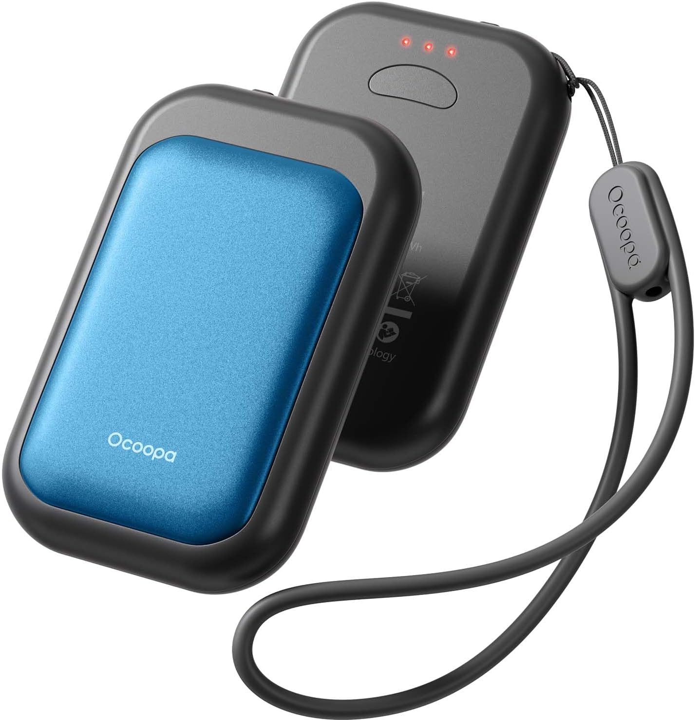 2 Pack OCOOPA Magnetic Rechargeable Hand Warmers - Electric 5000mAh Hand Warmer with 3 Heat Settings, UL Certified - Tech Gifts for Men, Portable Pocket Heater - Purse Must Have