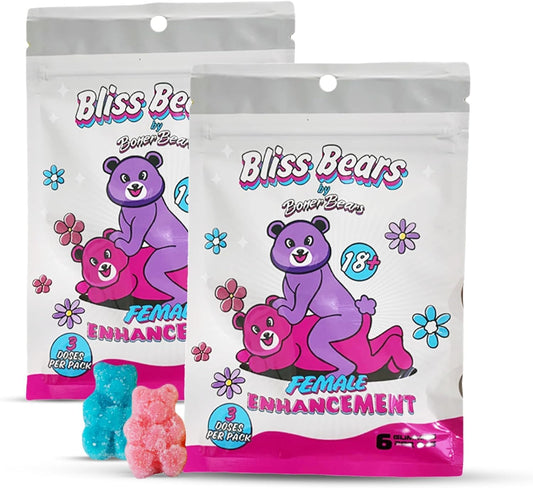 2-Pack of Generic Bliss Bears Female Gummies for Daily Wellness