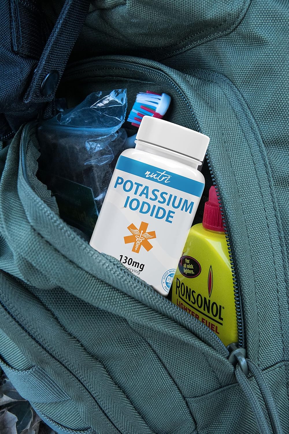 2 Pack of Nature's Fusions Nutri Potassium Iodide Tablets 65mg - Kids Travel Size - YODO Naciente Ki Pills - 28 Tablets